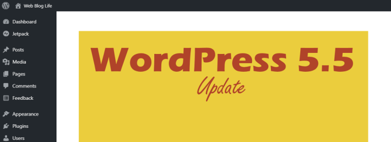 aggiornamento wordpress