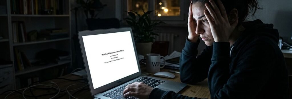 wordpress non funzionante, schermata bianca schermata-bianca